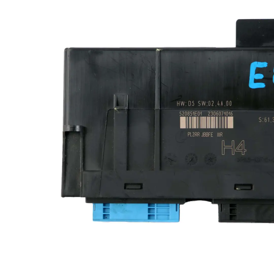 ECU Modulo Control Cuerpo H4 Caja Conexiones PL2RR JBBFE IIIR para BMW E88 con número de pieza 9270646 BMW E88 ECU Modulo Control Cuerpo H4 Caja Conexiones PL2RR JBBFE IIIR - SKU 9270646 - Número de pieza 9270646