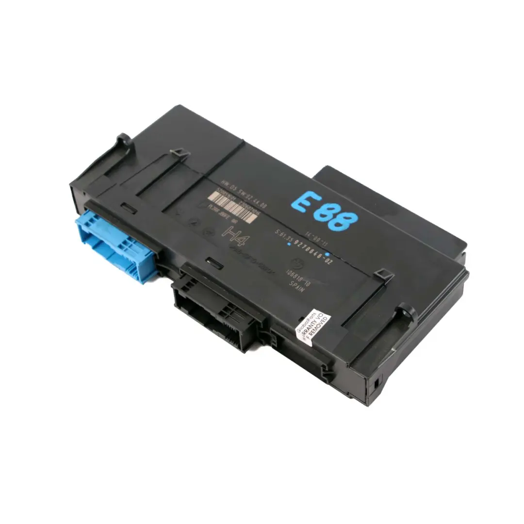 BMW E88 ECU Body Control Module H4 Junction Box PL2RR JBBFE IIIR - SKU 9270646 - Part number 9270646
