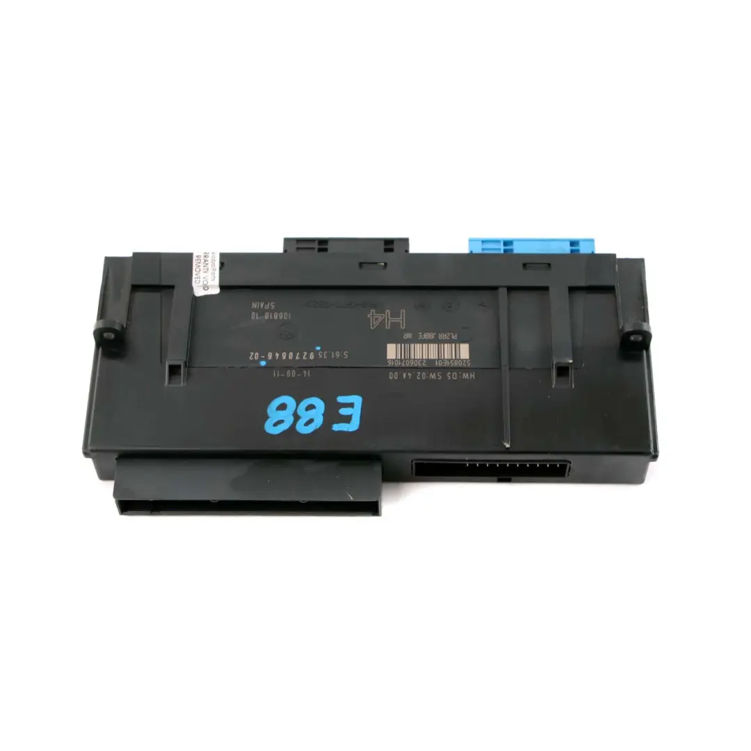 BMW E88 ECU Body Control Module H4 Junction Box PL2RR JBBFE IIIR - SKU 9270646 - Part number 9270646
