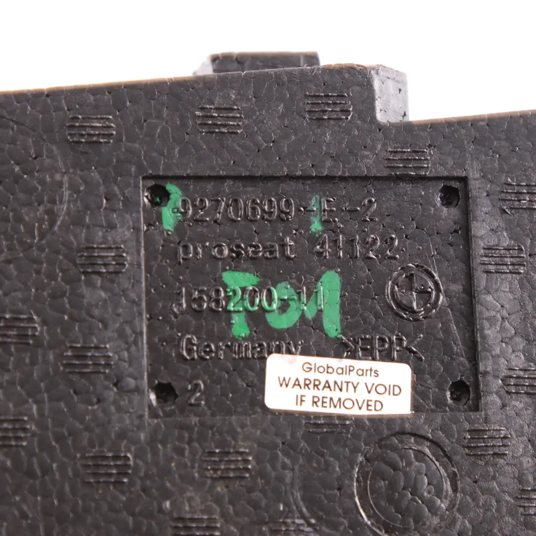 BMW F01 F02 F03F LCI Rear Insulation Foam Insert Device Mounting Bracket - SKU 9270699 - Part number 9270699