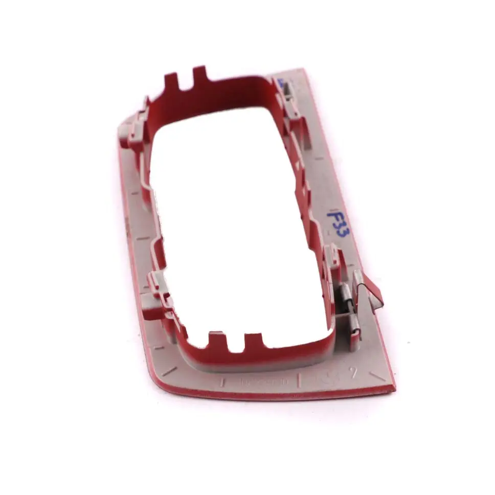 BMW F32 F33 F80 M3 F83 M4 Coprire finiture controllo luci Rosso Corallo - SKU 9271855 - Numero di parte 9271855