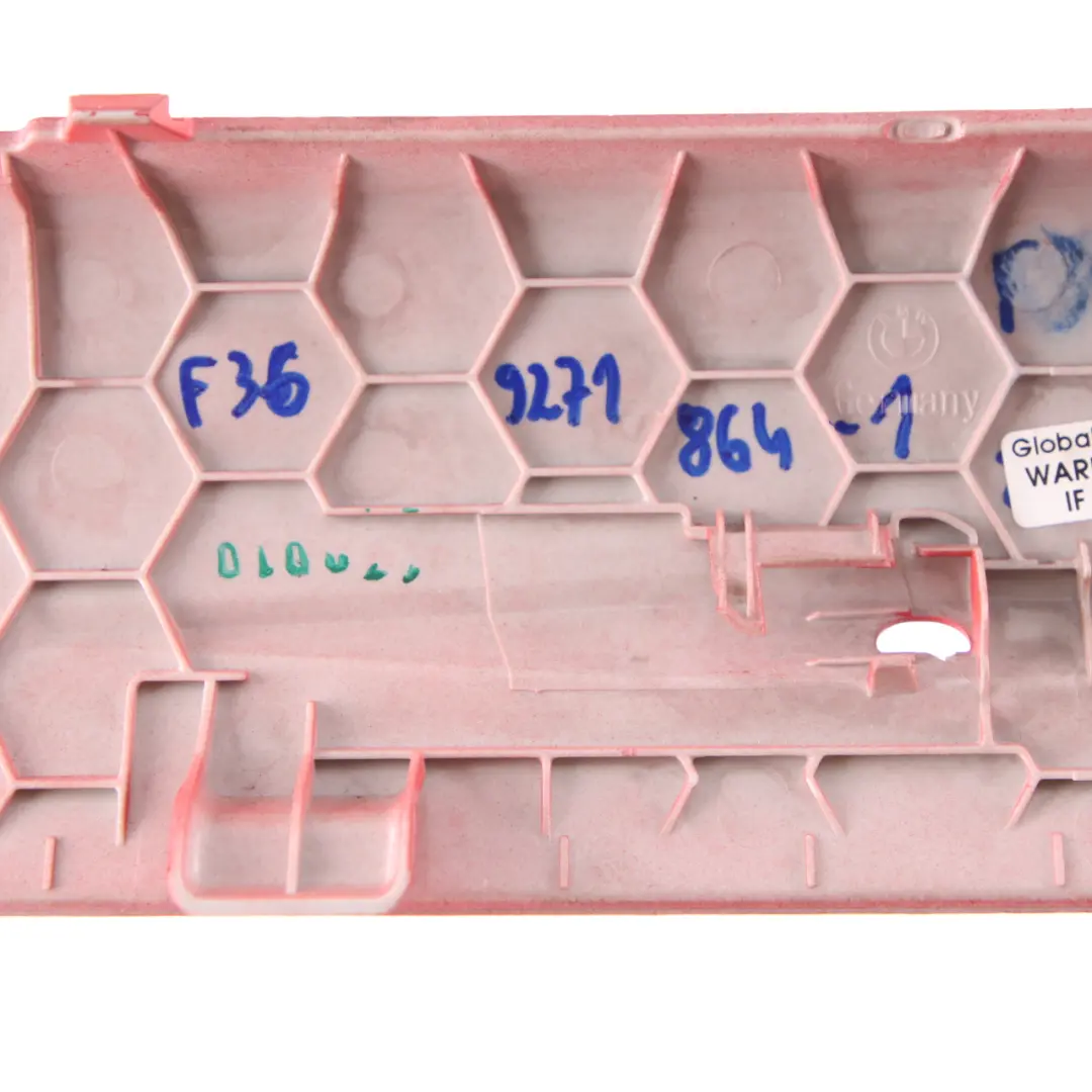 BMW F32 F33 F80 M3 F82 M4 Cover Dash Trim Panel Centerstack Bottom Coral Red - SKU 9271864 - Part number 9271864