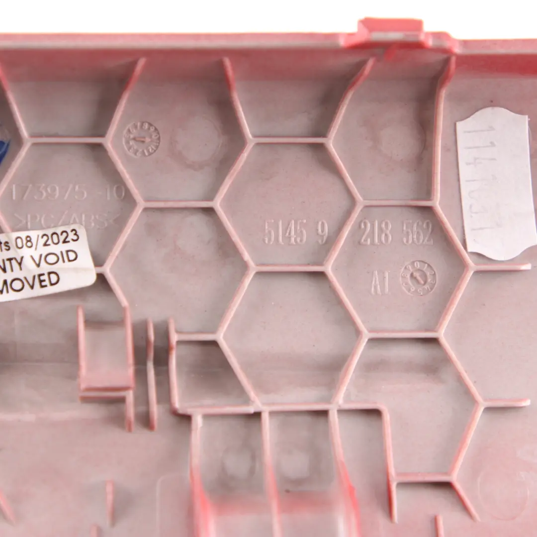 BMW F32 F33 F80 M3 F82 M4 Blende Abdeckung Centerstack Unten Korall Rot - SKU 9271864 - Teilenummer 9271864