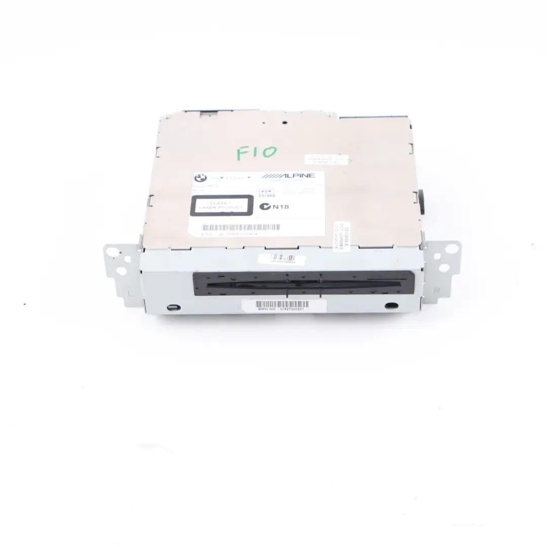 Reproductor radio BMW F10 F11 Alpine Audio CD Champ 2 Unidad principal para con número de pieza 9272002 Reproductor radio BMW F10 F11 Alpine Audio CD Champ 2 Unidad principal - SKU 9272002 - Número de pieza 9272002