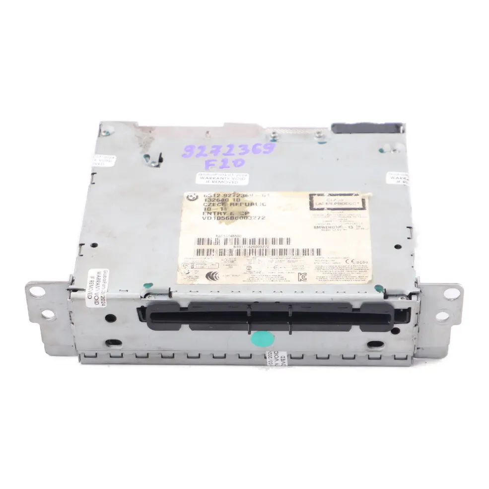 Player BMW F20 F21 Radio Audio Professional Stereo Head Unit to CD with Part number 9272369 CD Player BMW F20 F21 Radio Audio Professional Stereo Head Unit - SKU 9272369 - Part number 9272369