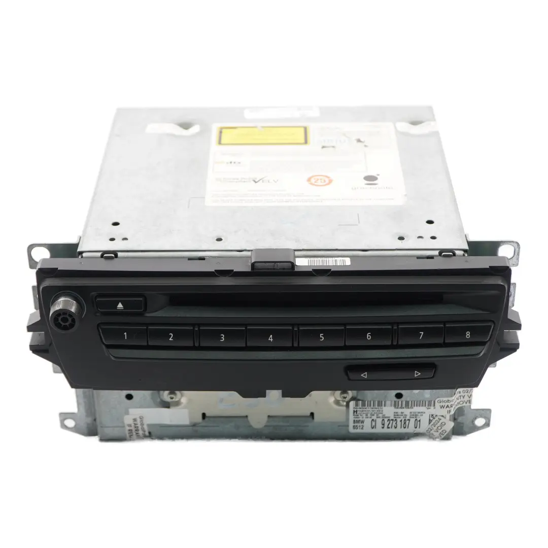  Unité de tête BMW E90 E91 Radio CD Lecteur Navigation Nav DAB Unit - SKU 9273187-1 - Numéro de pièce 9273187