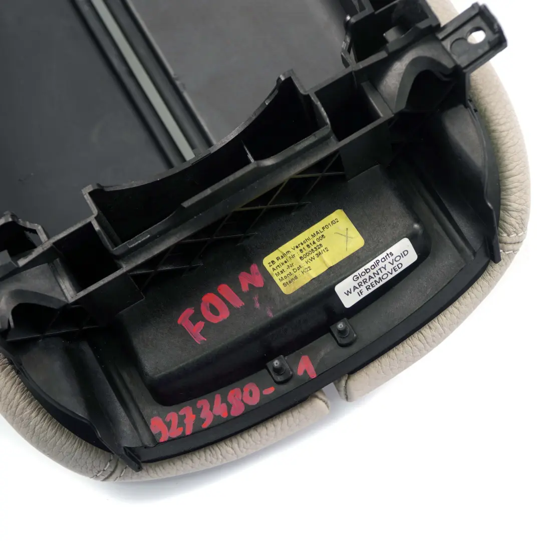 Bracciolo Console Centrale BMW F01 F02 F03 LCI Anteriore Centrale Pelle Bianca per con numero di parte 9273480 Bracciolo Console Centrale BMW F01 F02 F03 LCI Anteriore Centrale Pelle Bianca - SKU 9273480-1 - Numero di parte 9273480