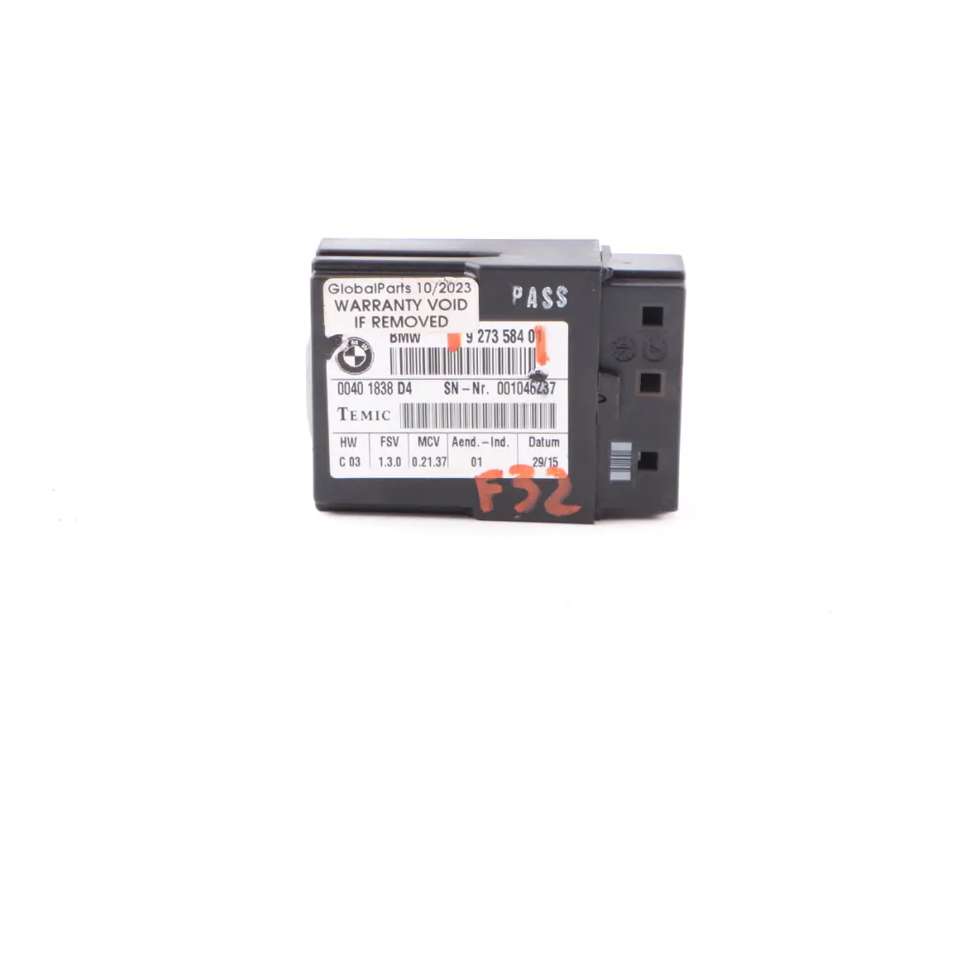 Moduł Fotela LCPA ECU do BMW E92 F32 E61 o numerze 9273584 BMW E92 F32 E61 Moduł Fotela LCPA ECU - SKU 9273584 - Numer Części 9273584