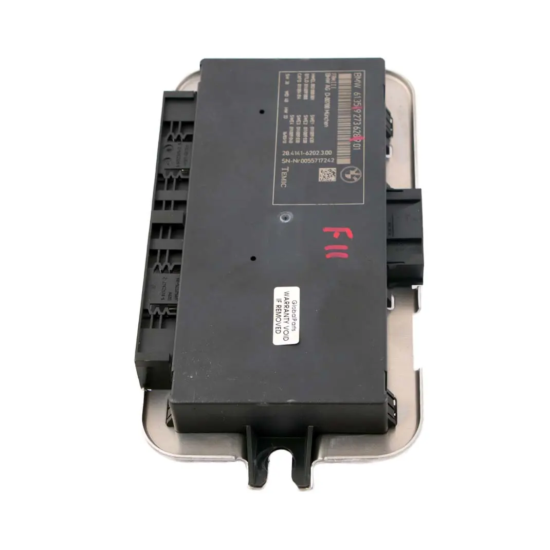 Modulo Controllo Luci Per Il Vano Piedi ECU FRM III per BMW F11 Touring con numero di parte 9273628 BMW F11 Touring Modulo Controllo Luci Per Il Vano Piedi ECU FRM III - SKU 9273628 - Numero di parte 9273628