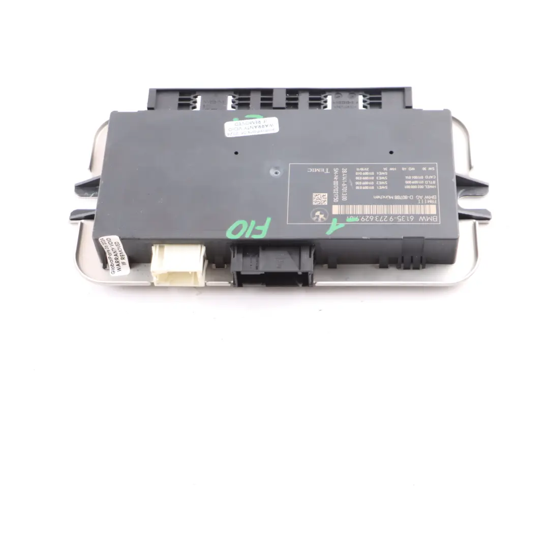 BMW 5 Series F10 Footwell Light Module ECU Control Unit FRM III TEMIC - SKU 9273629-1 - Part number 9273629
