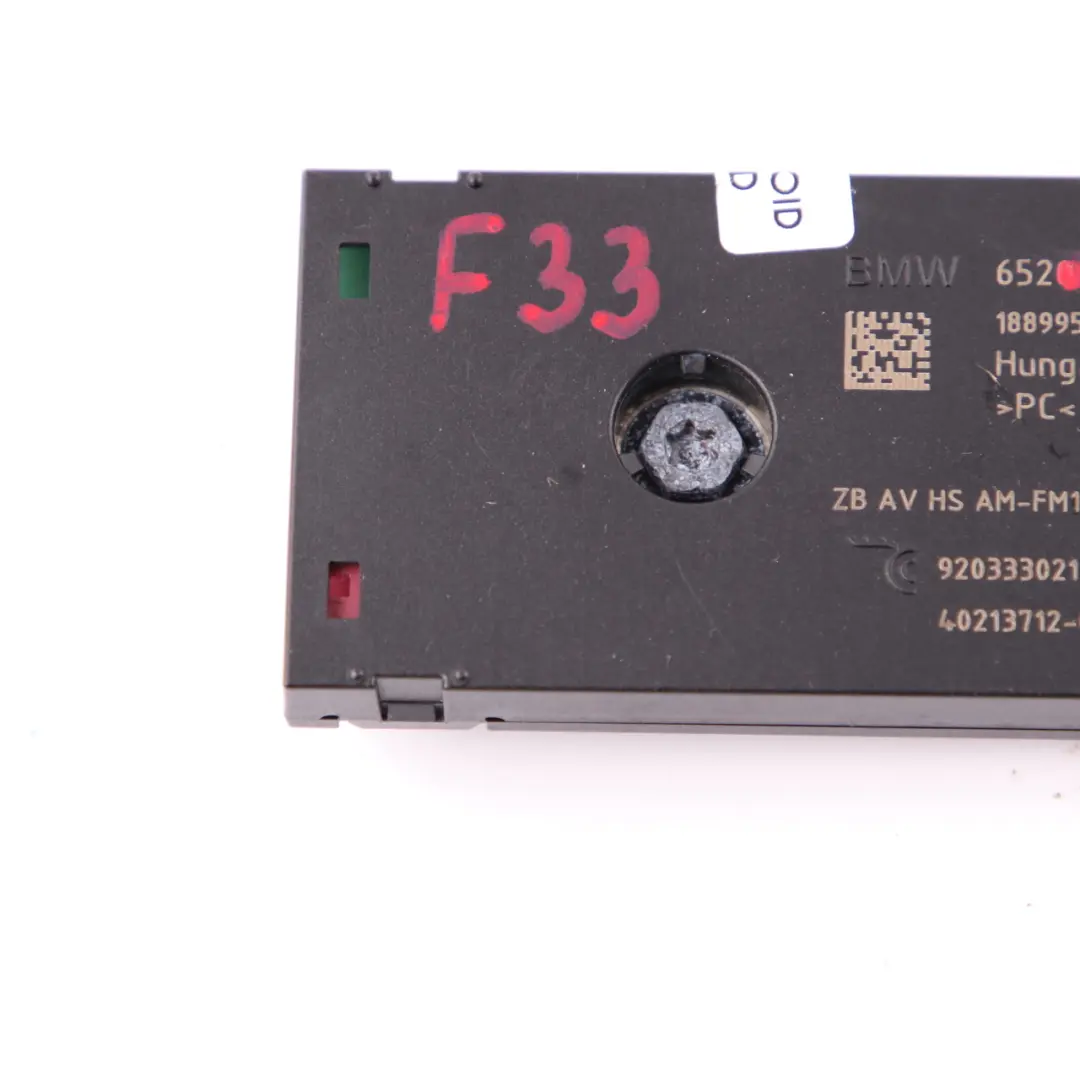 Antenna Posteriore Amplificatore Antenna AM/FM per BMW F33 F83 M4 Cabrio con numero di parte 9273666 BMW F33 F83 M4 Cabrio Antenna Posteriore Amplificatore Antenna AM/FM - SKU 9273666 - Numero di parte 9273666