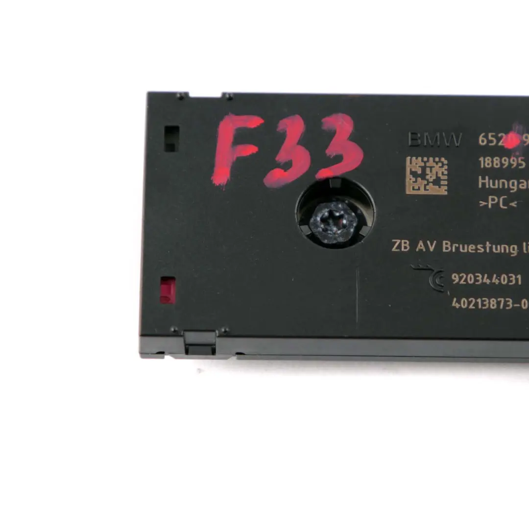 Série 4 F33 F83 M4 Antenne aérienne Unité d'amplification gauche pour BMW à propos du numéro de pièce 9273667 BMW Série 4 F33 F83 M4 Antenne aérienne Unité d'amplification gauche - SKU 9273667 - Numéro de pièce 9273667