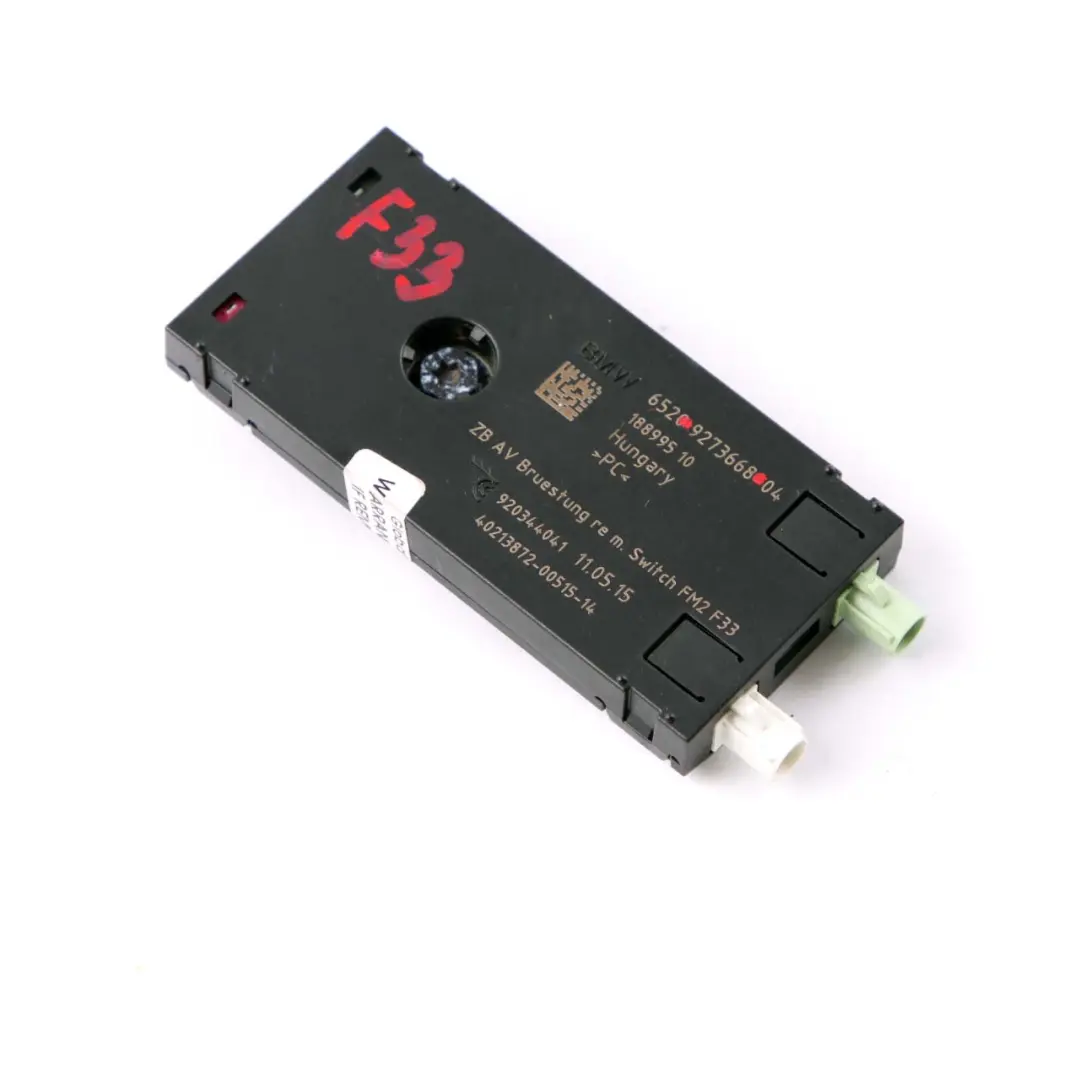 BMW 4er F33 F83 M4 Antenne Antennenverstärker Modul Rechts - SKU 9273668 - Teilenummer 9273668
