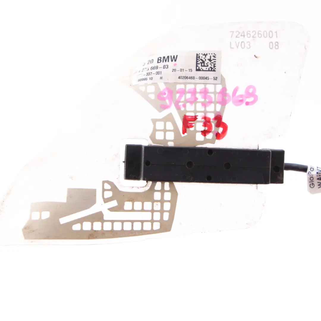 Antenne BMW F23 F33 Convertible Aile Avant Téléphone pour à propos du numéro de pièce 9273669 Antenne BMW F23 F33 Convertible Aile Avant Téléphone - SKU 9273669 - Numéro de pièce 9273669