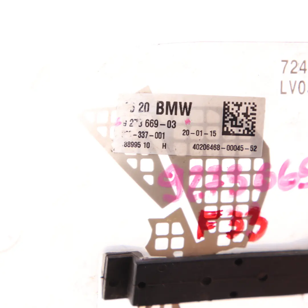  Antena BMW F23 F33 Convertible Guardabarros delantero Coche Teléfono - SKU 9273669 - Número de pieza 9273669