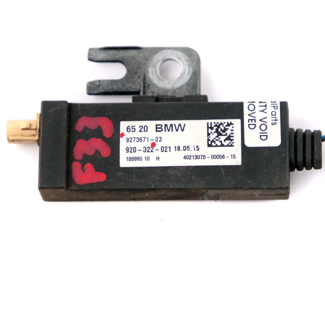 DAB Digital Radio Aerial Antenna Amplifier pour BMW F33 Cabrio Cabriolet à propos du numéro de pièce 9273671 BMW F33 Cabrio Cabriolet DAB Digital Radio Aerial Antenna Amplifier - SKU 9273671 - Numéro de pièce 9273671