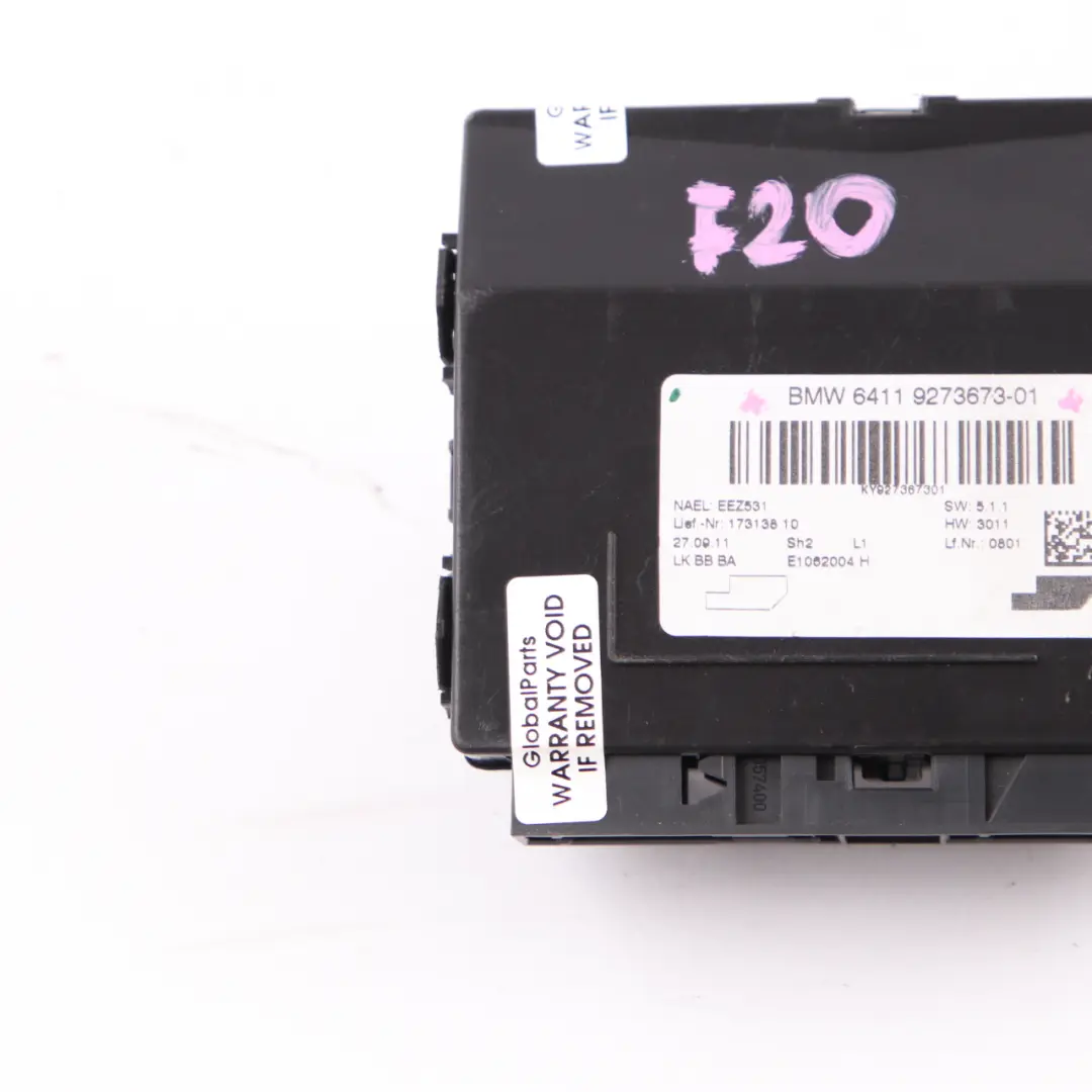 A/C Climate Control Unit Module Air Conditioning to BMW F20 F21 with Part number 9273673 BMW F20 F21 A/C Climate Control Unit Module Air Conditioning - SKU 9273673 - Part number 9273673