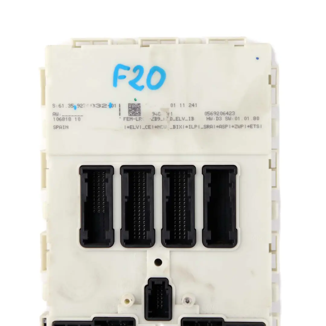 Module Control Unit FEM to BMW 1 2 3 4 Series F20 F21 F22 F30 F31 F32 F36 with Part number 9274032 BMW 1 2 3 4 Series F20 F21 F22 F30 F31 F32 F36 Module Control Unit FEM - SKU 9274032 - Part number 9274032