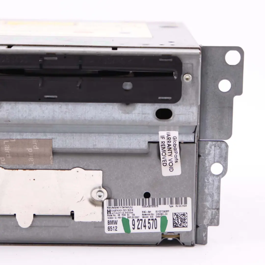 BMW F20 F10 F30 Unità principale navigazione GPS Sat Nav Infotainment - SKU 9274570 - Numero di parte 9274570