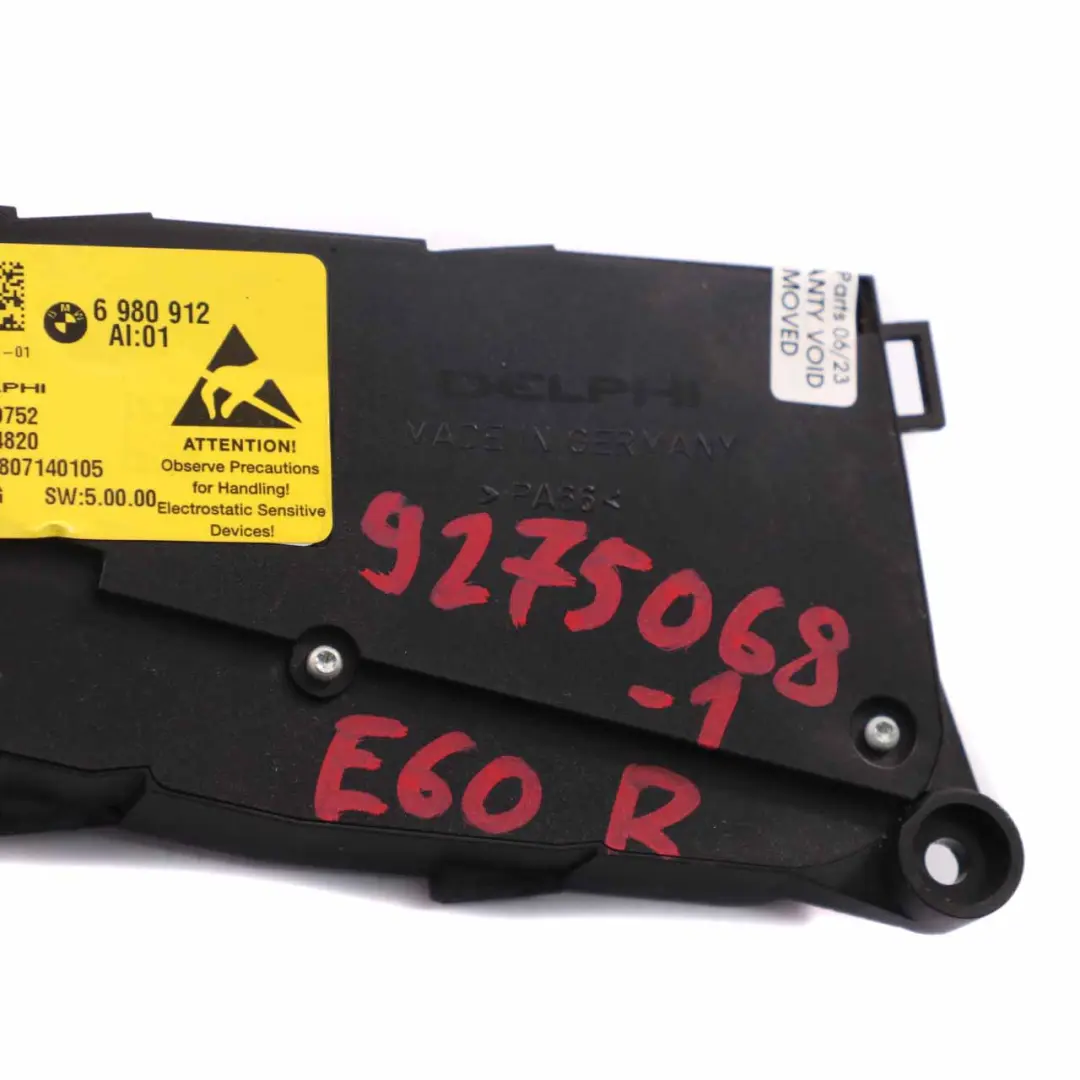Seat Adjustment Switch BMW E60 E70 E71 Front Right O/S Control Panel 6980912 - SKU 9275068-1 - Part number 9275068