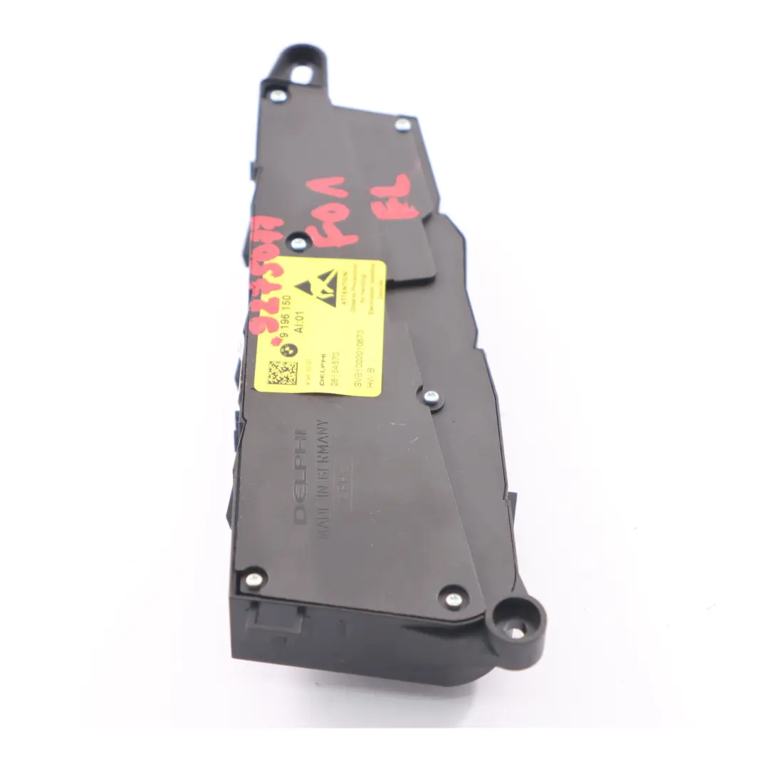 BMW F01 F10 Seat Switch Adjusting Memory Front Left N/S Lumbar Support 9196150 - SKU 9275077 - Part number 9275077