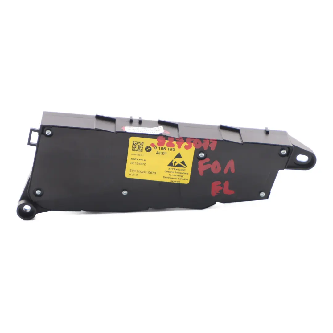 Switch Adjusting Memory Front Left N/S Lumbar Support 9196150 to BMW F01 F10 Seat with Part number 9275077 BMW F01 F10 Seat Switch Adjusting Memory Front Left N/S Lumbar Support 9196150 - SKU 9275077 - Part number 9275077