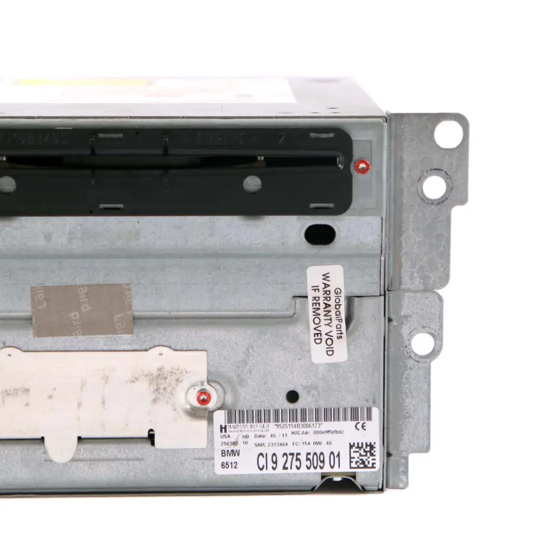 CIC Sat Nav Professional Infotainment Radio Player Steuergerät für BMW F07 F25 mit Teilenummer 9275509 BMW F07 F25 CIC Sat Nav Professional Infotainment Radio Player Steuergerät - SKU 9275509 - Teilenummer 9275509