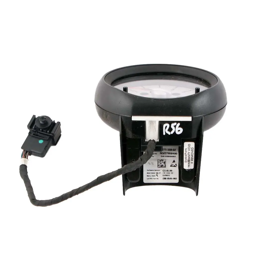Mini Cooper R55 R56 R57 R59 R60 R61 Rev Counter Tachometer Gauge - SKU 9275559 - Part number 9189516