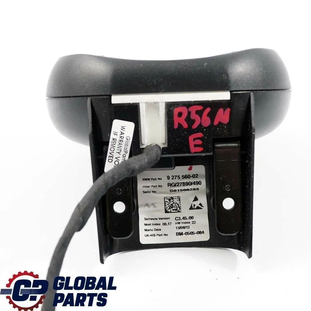 Rev Compte-Tours Colonne 927556 pour Mini Cooper One R56 R57 R59 LCI Diesel à propos du numéro de pièce 9275560 Mini Cooper One R56 R57 R59 LCI Diesel Rev Compte-Tours Colonne 927556 - SKU 9275560 - Numéro de pièce 9275560