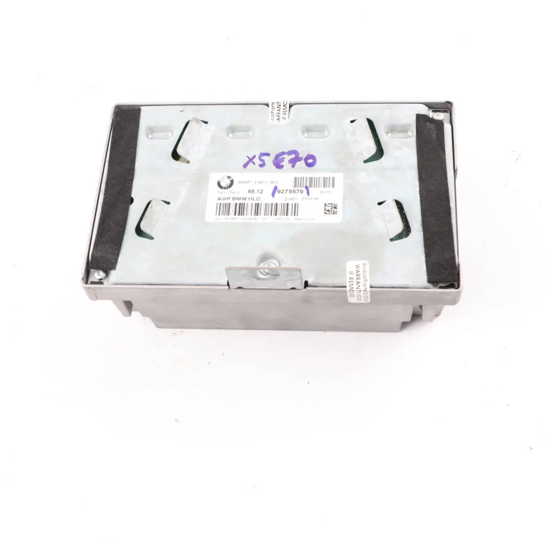 BMW X5 E70 Audio Amplifier HiFi Stereo Sound System AMP Control Unit - SKU 9275579 - Part number 9275579