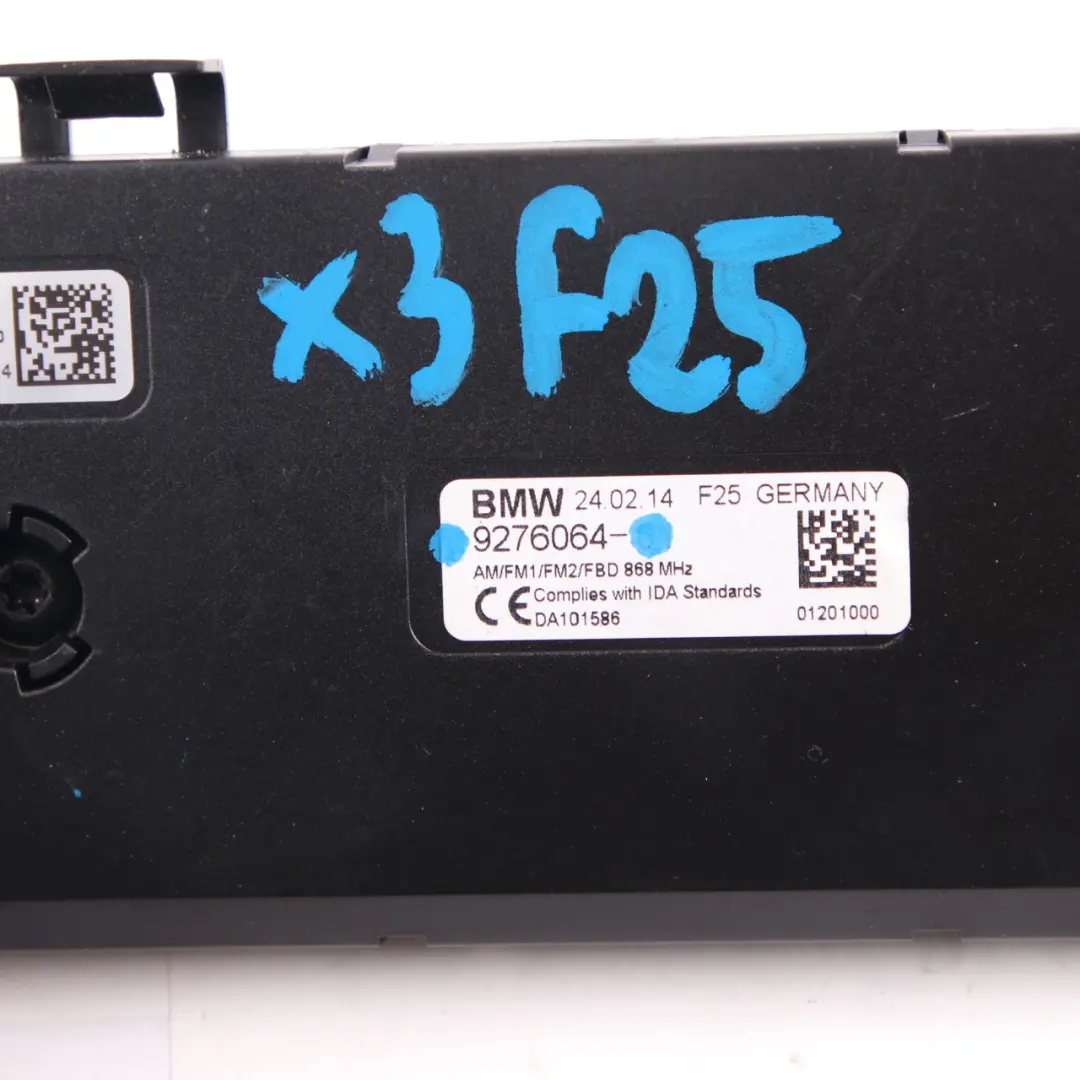 BMW X3 F25 Antenne antenne Amplificateur de diversité Unit 868 MHZ - SKU 9276064 - Numéro de pièce 9276064