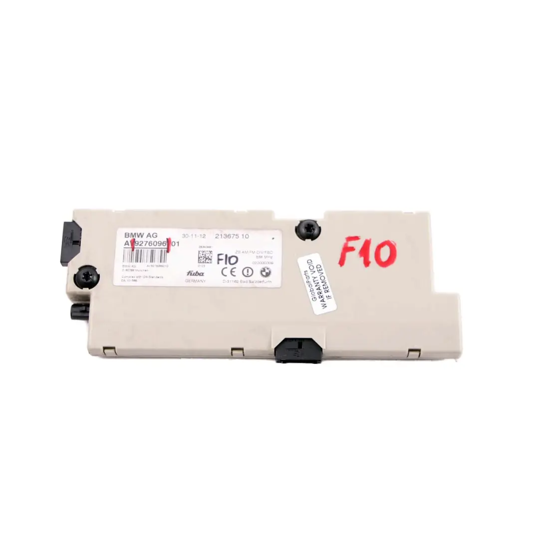 Wzmacniacz Anteny do BMW F01 F10 F13 o numerze 9276096 BMW F01 F10 F13 Wzmacniacz Anteny - SKU 9276096 - Numer Części 9276096