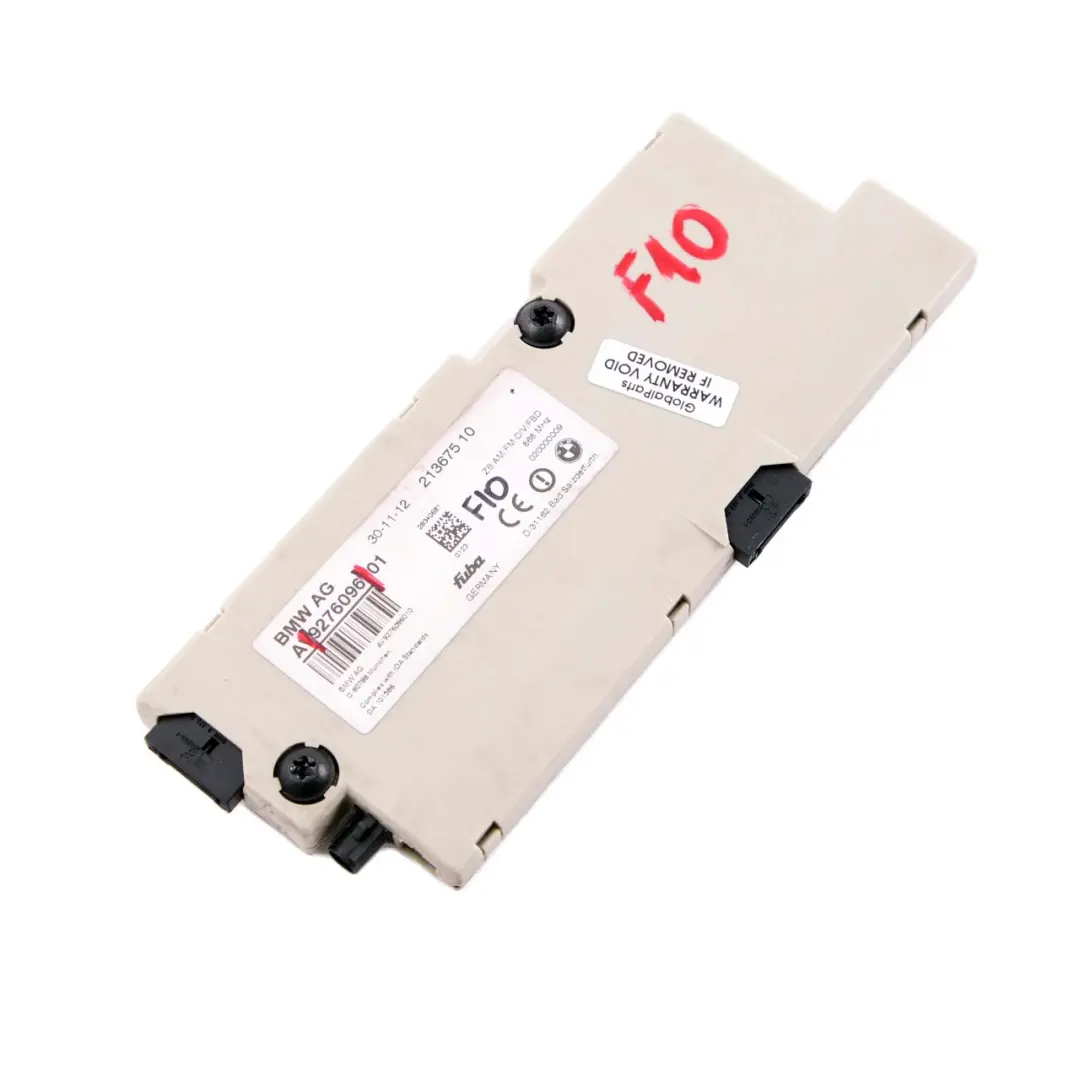 Antenne Aeral Amplifier Diversity 868 MHZ pour BMW 5 6 7 Series F01 F10 F13 à propos du numéro de pièce 9276096 BMW 5 6 7 Series F01 F10 F13 Antenne Aeral Amplifier Diversity 868 MHZ - SKU 9276096 - Numéro de pièce 9276096