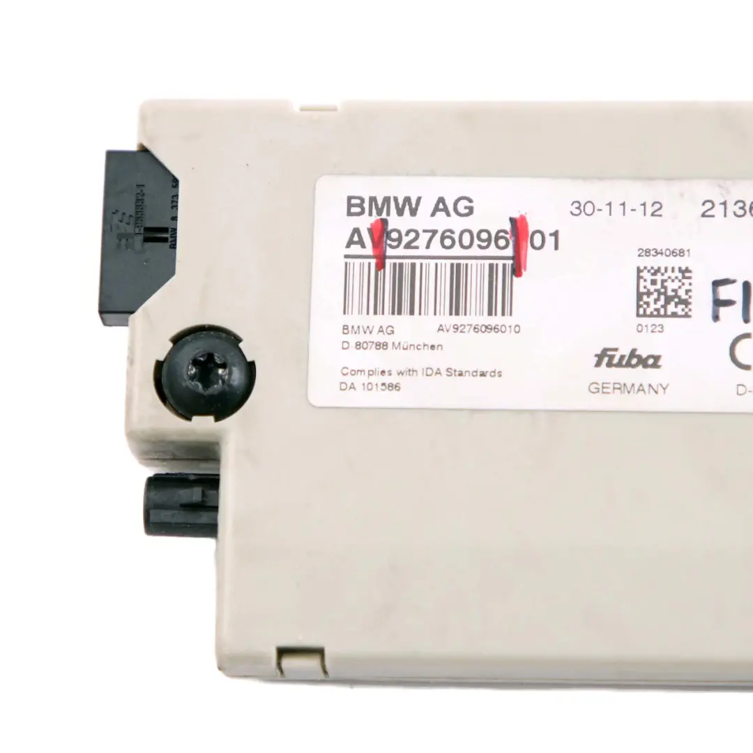 Antenne Aeral Amplifier Diversity 868 MHZ pour BMW 5 6 7 Series F01 F10 F13 à propos du numéro de pièce 9276096 BMW 5 6 7 Series F01 F10 F13 Antenne Aeral Amplifier Diversity 868 MHZ - SKU 9276096 - Numéro de pièce 9276096