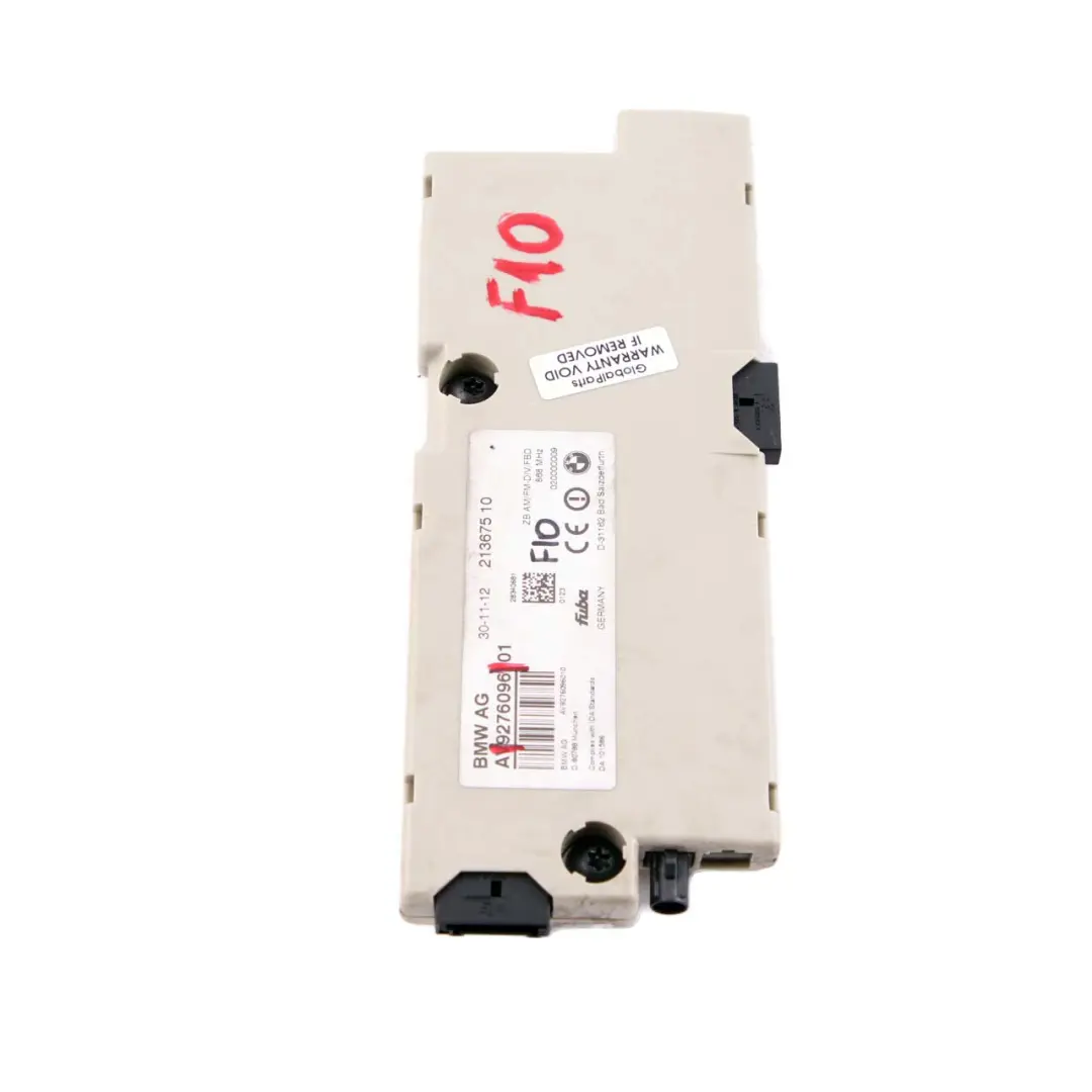 Antenna Aeral Amplificatore Diversità 868 MHZ per BMW F01 F10 F13 con numero di parte 9276096 BMW F01 F10 F13 Antenna Aeral Amplificatore Diversità 868 MHZ - SKU 9276096 - Numero di parte 9276096