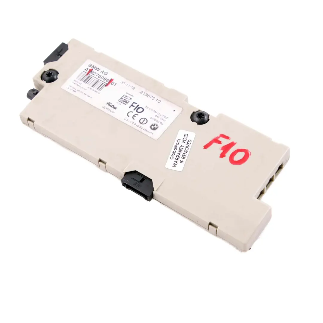 Antenna Aeral Amplifier Diversity 868 MHZ to BMW 5 6 7 Series F01 F10 F13 with Part number 9276096 BMW 5 6 7 Series F01 F10 F13 Antenna Aeral Amplifier Diversity 868 MHZ - SKU 9276096 - Part number 9276096