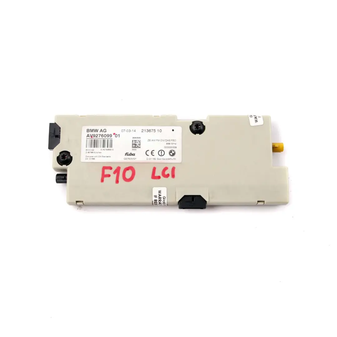 Diversity Antenne Antennenverstärker Modul DAB für BMW F01 F10 mit Teilenummer 9276099 BMW F01 F10 Diversity Antenne Antennenverstärker Modul DAB - SKU 9276099 - Teilenummer 9276099