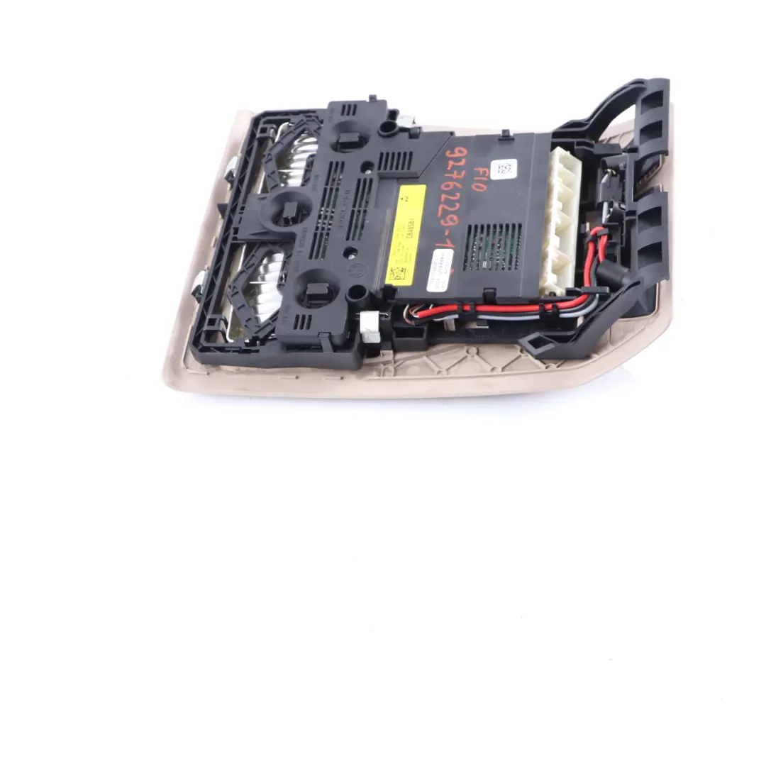 Roof Light BMW F10 F11 Front Reading Lamp Switch Panel Unit Oyster to with Part number 9276229 Roof Light BMW F10 F11 Front Reading Lamp Switch Panel Unit Oyster - SKU 9276229-1 - Part number 9276229