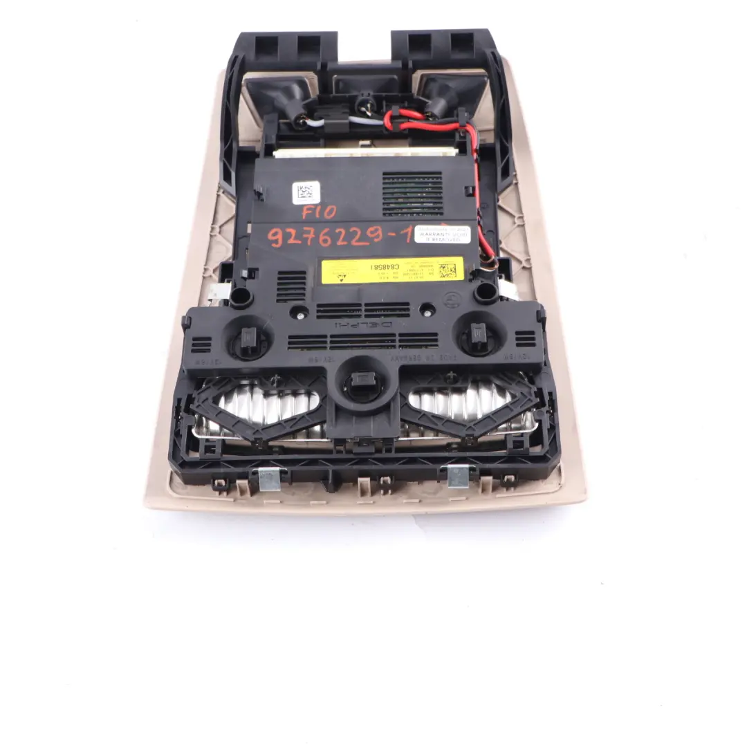  Roof Light BMW F10 F11 Front Reading Lamp Switch Panel Unit Oyster - SKU 9276229-1 - Part number 9276229