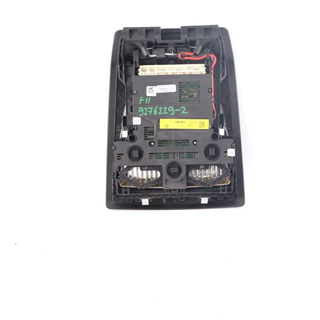 Cabin Light BMW F10 F11 Roof Light Switch Unit Rear Centre Black to with Part number 9276229 Cabin Light BMW F10 F11 Roof Light Switch Unit Rear Centre Black - SKU 9276229-2 - Part number 9276229