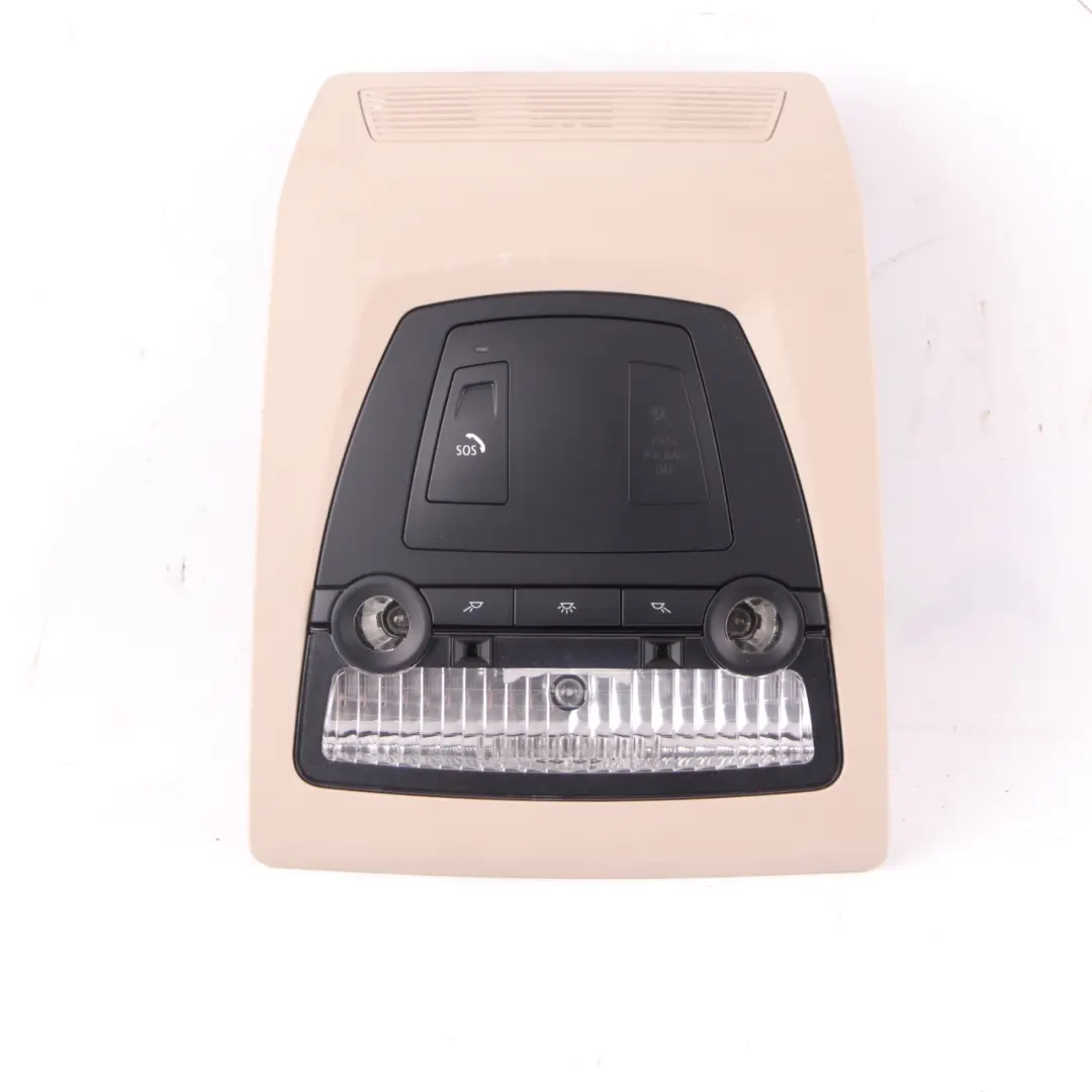 Roof Light BMW F10 F11 Front Interior Panel Switch Cluster Oyster to with Part number 9276230 Roof Light BMW F10 F11 Front Interior Panel Switch Cluster Oyster - SKU 9276230-1 - Part number 9276230