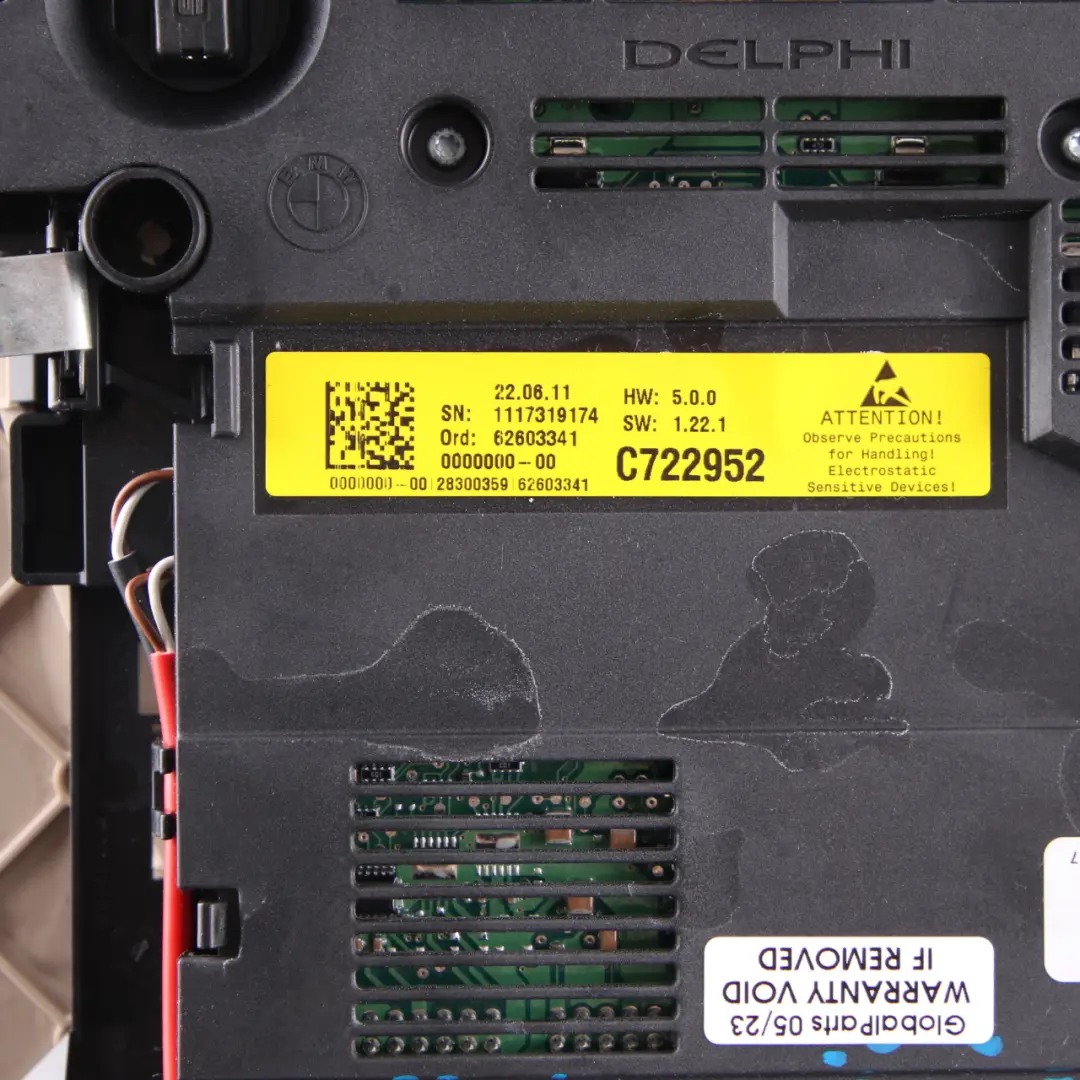 Luz de Techo BMW F10 F11 Panel Interior Delantero Interruptor Cluster Oyster para con número de pieza 9276230 Luz de Techo BMW F10 F11 Panel Interior Delantero Interruptor Cluster Oyster - SKU 9276230-1 - Número de pieza 9276230