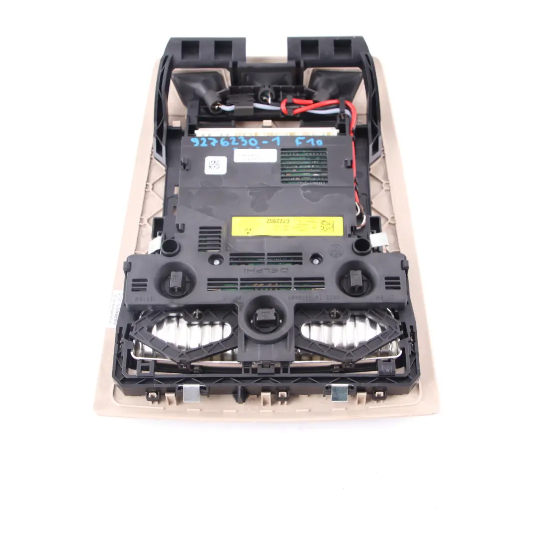  Luz de Techo BMW F10 F11 Panel Interior Delantero Interruptor Cluster Oyster - SKU 9276230-1 - Número de pieza 9276230