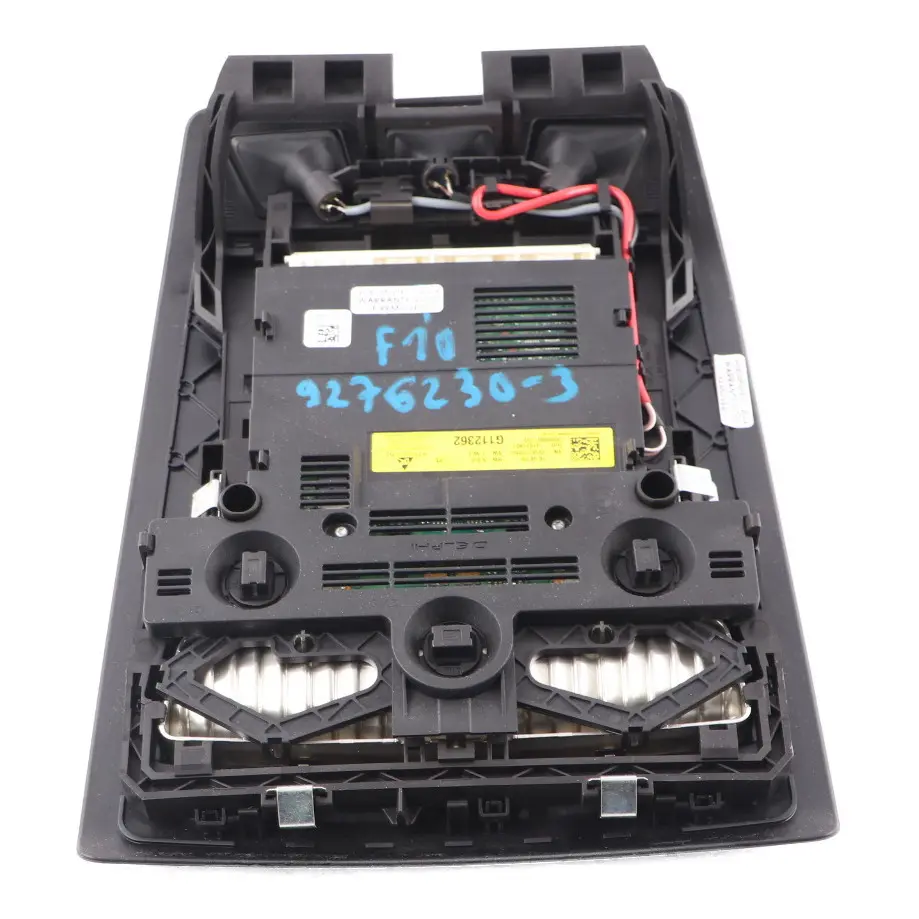 Roof Light Interior Switch Panel Reading Lamp Front Black to BMW F10 F11 with Part number 9276230 BMW F10 F11 Roof Light Interior Switch Panel Reading Lamp Front Black - SKU 9276230-3 - Part number 9276230
