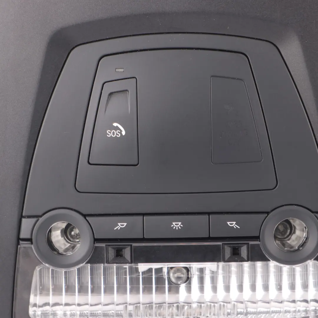 Roof Light Interior Switch Panel Reading Lamp Front Black to BMW F10 F11 with Part number 9276230 BMW F10 F11 Roof Light Interior Switch Panel Reading Lamp Front Black - SKU 9276230-3 - Part number 9276230
