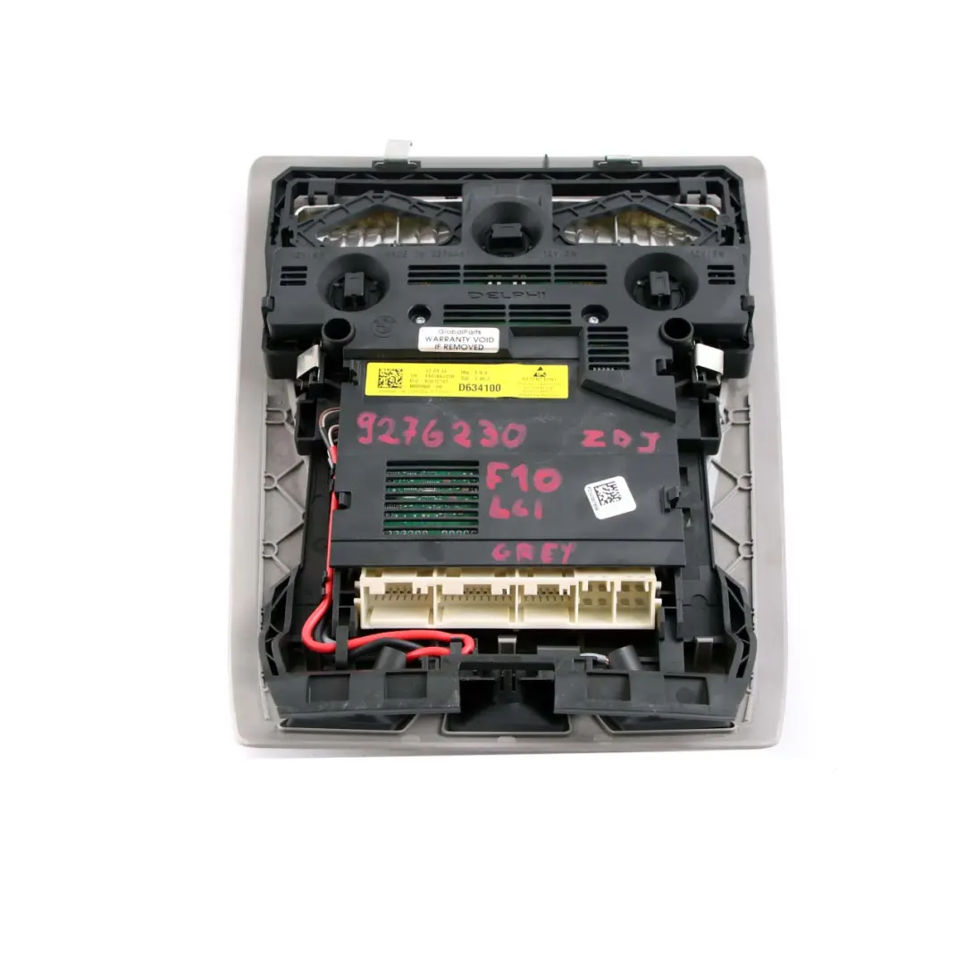BMW 5 7 Series F01 F02 F10 F11 Front Interior Roof Light Panel Switch Cluster - SKU 9276230 - Part number 9276230