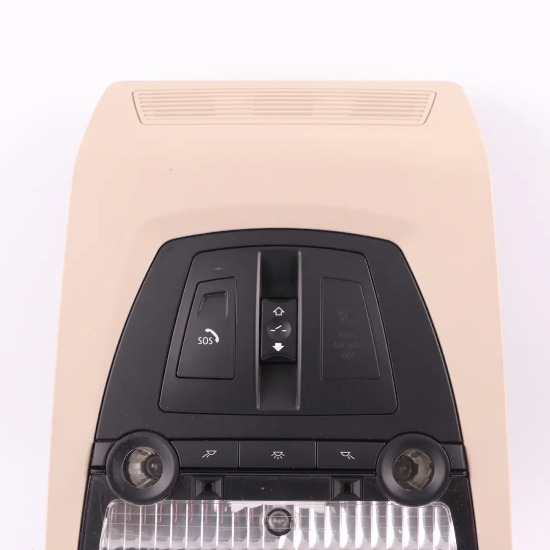Roof Light BMW F10 F11 F13 Front Interior Reading Lamp Oyster to with Part number 9276232 Roof Light BMW F10 F11 F13 Front Interior Reading Lamp Oyster - SKU 9276232-1 - Part number 9276232
