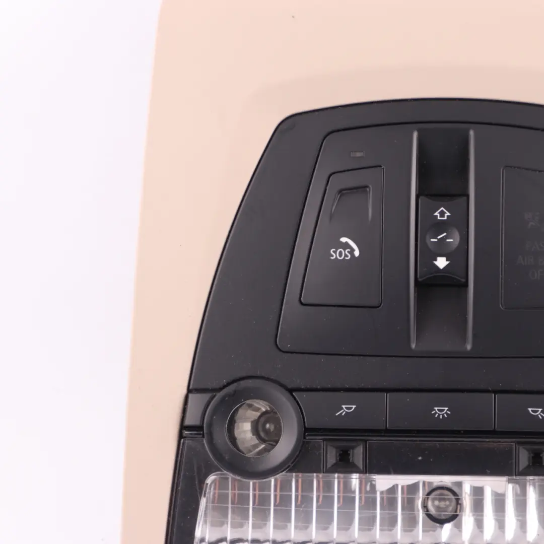 Roof Light BMW F10 F11 F13 Front Interior Reading Lamp Oyster to with Part number 9276232 Roof Light BMW F10 F11 F13 Front Interior Reading Lamp Oyster - SKU 9276232-1 - Part number 9276232