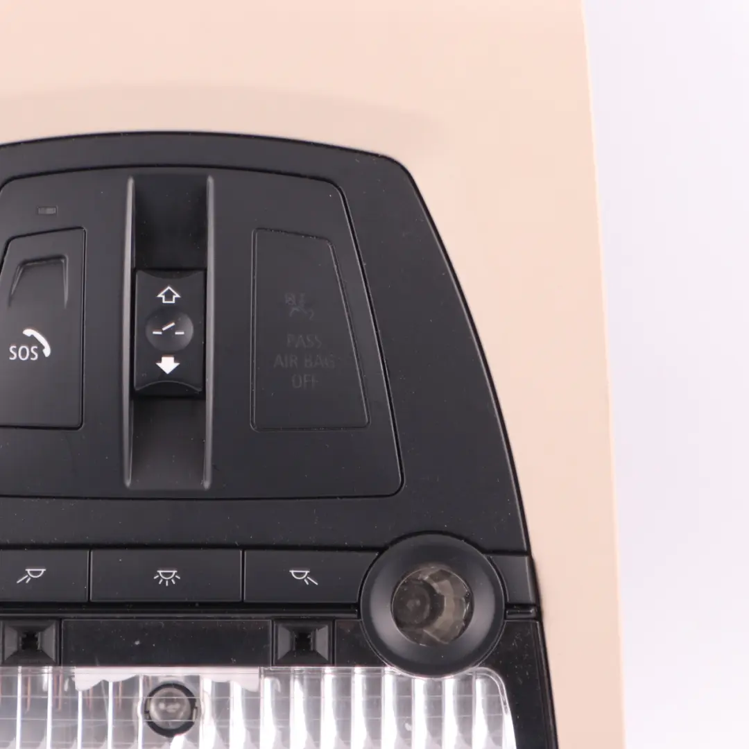 Roof Light BMW F10 F11 F13 Front Interior Reading Lamp Oyster to with Part number 9276232 Roof Light BMW F10 F11 F13 Front Interior Reading Lamp Oyster - SKU 9276232-1 - Part number 9276232