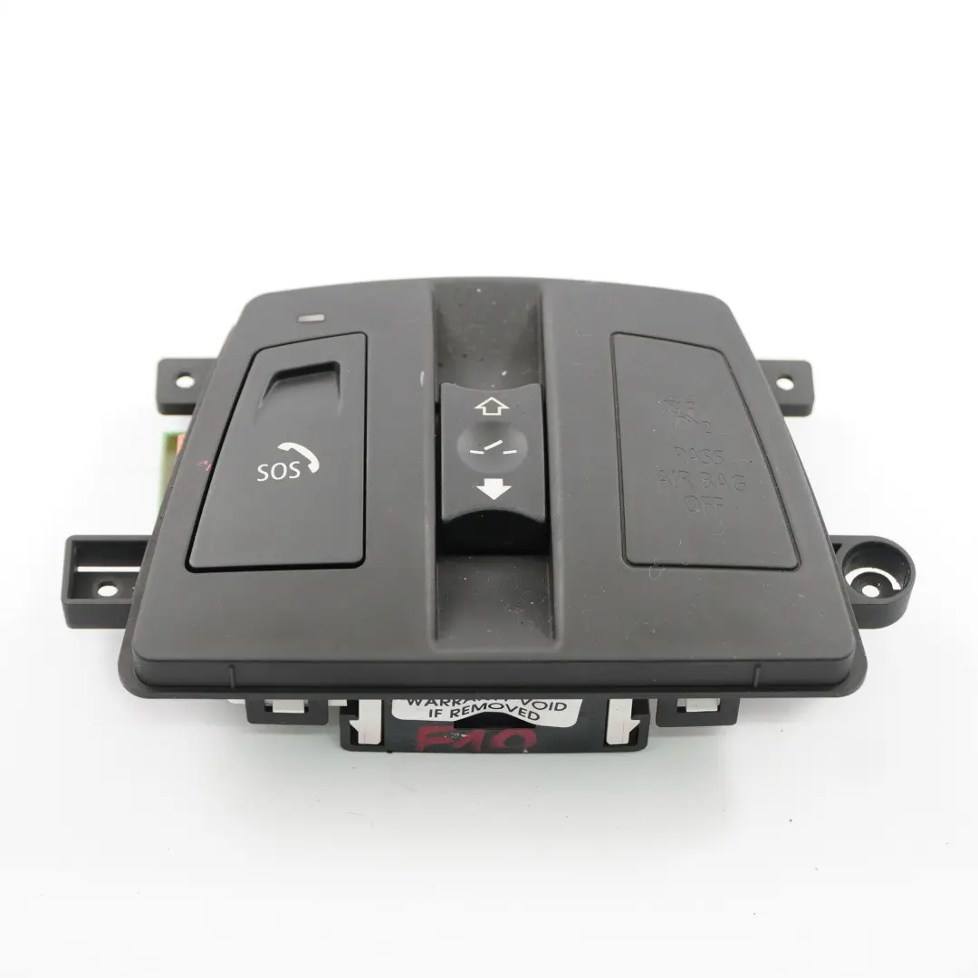 Front Interior Roof Panel Switch Black to BMW F06 F07 F10 F11 F13 with Part number 9276232 BMW F06 F07 F10 F11 F13 Front Interior Roof Panel Switch Black - SKU 9276232-2 - Part number 9276232